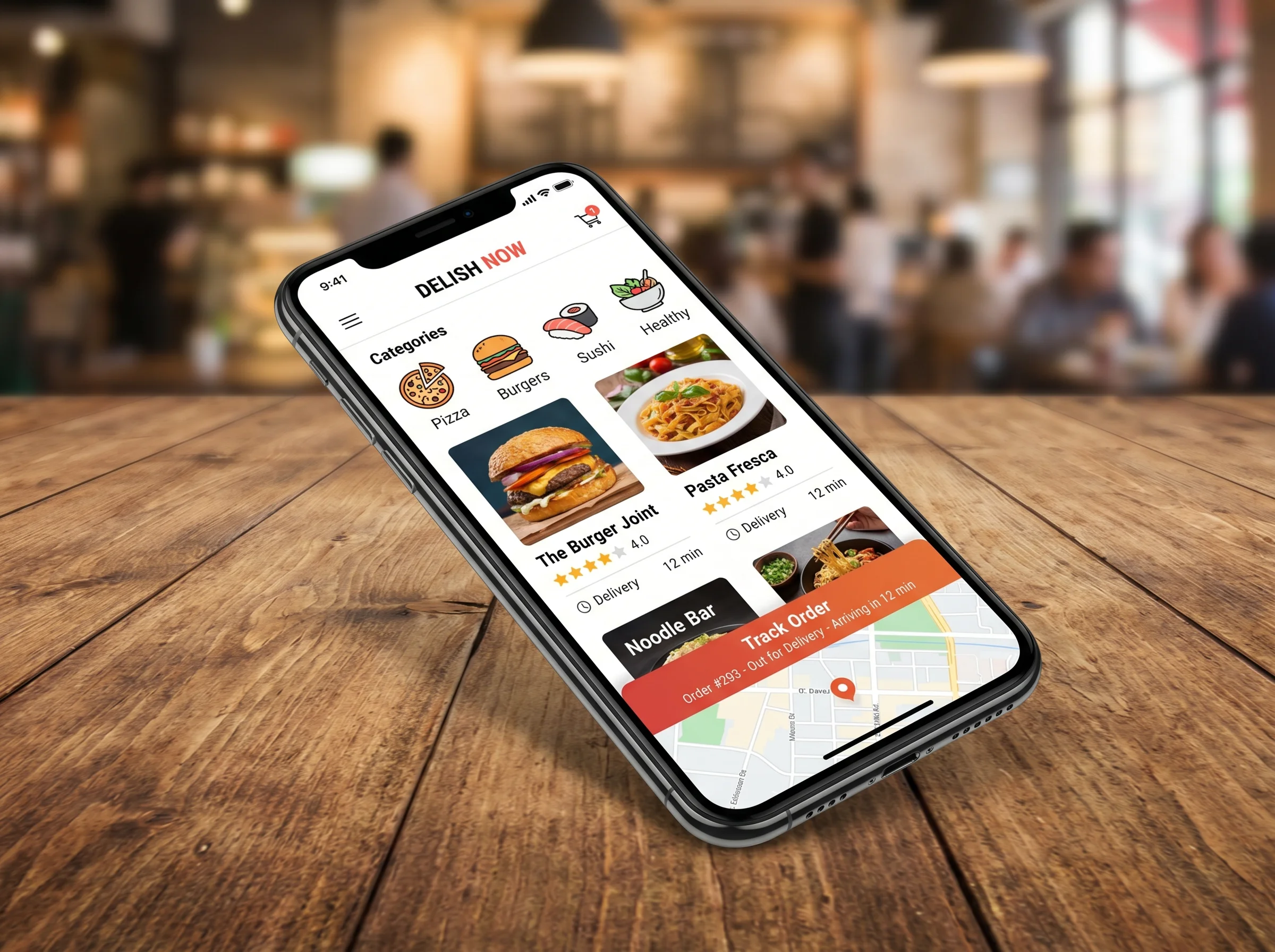Food delivery mobile app project