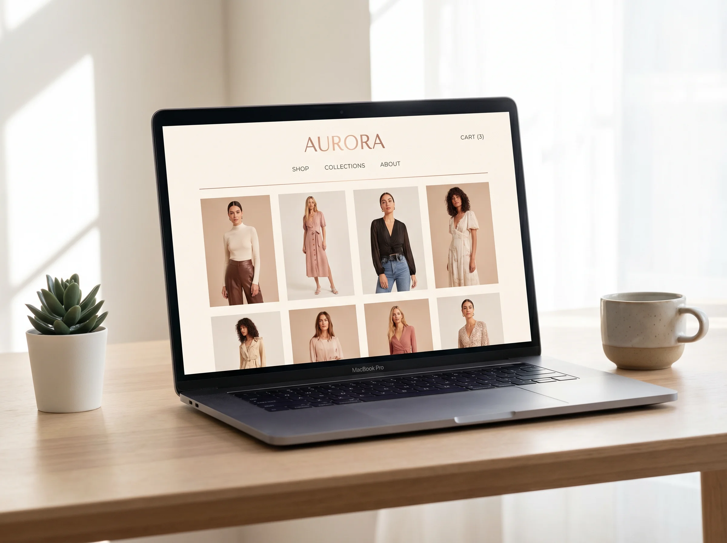 E-commerce fashion website project